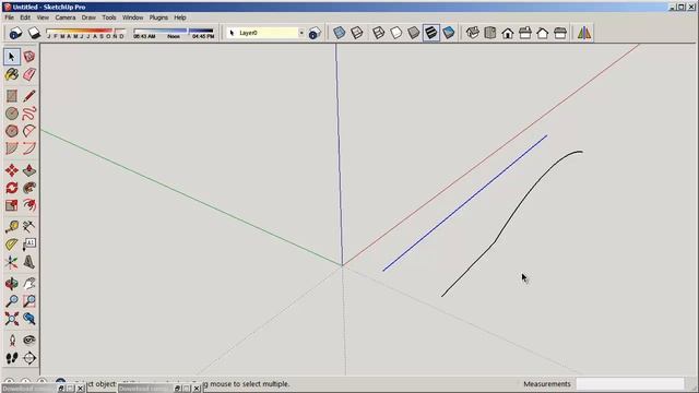 Sketchup How To Join Lines and Arc Into One Object смотреть онлайн