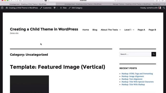 Customize Your WordPress Site With a Child Theme: Introduction смотреть онлайн