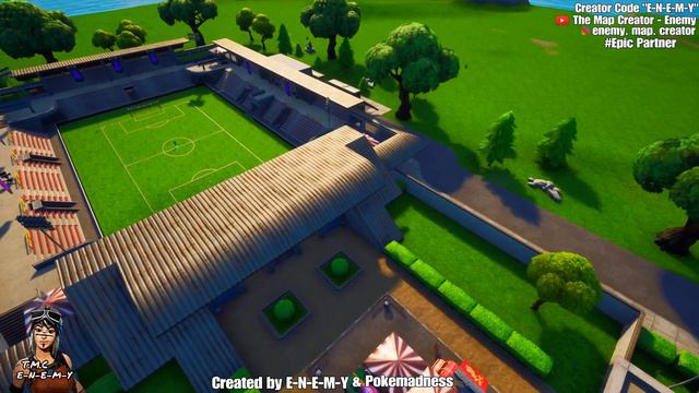SOCCER STADIUM IS BACK! ⚽️ With "ISLAND CODE" in the description! 👇🏽 смотреть онлайн