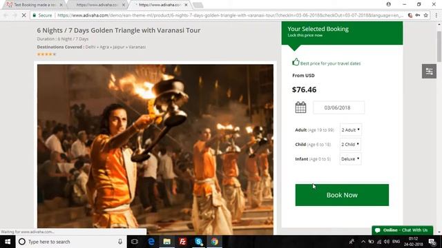 WordPress Tour Packages Theme смотреть онлайн