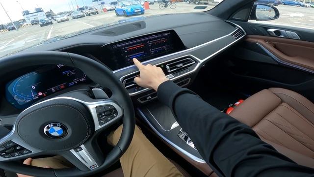 BMW X7 [3.0 40i 333 HP] | Test Drive #101 *Heavy Hailstorm | POV Driver. TV