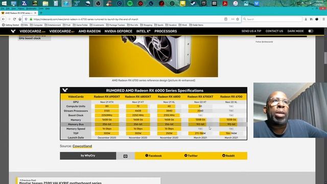 Rumors talk about new line from AMD GPU the new Radeon RX 6700 and the RX 6700XT смотреть онлайн