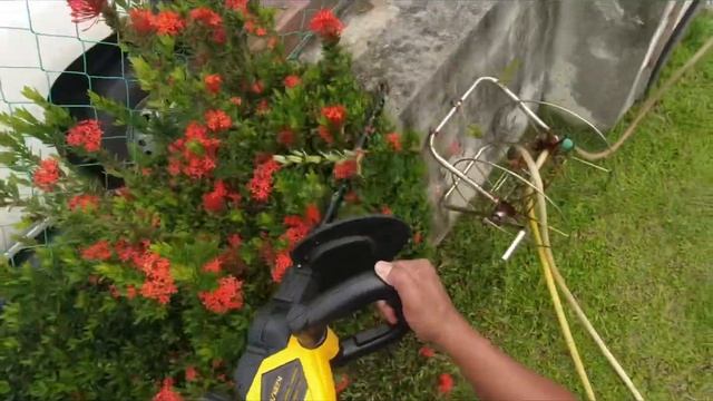 KEELAT Cordless Shrub Hedge Trimmer Machine Garden Pruning Shear Machine Plant Tree Trim Pokok