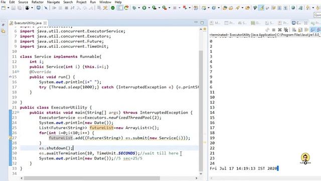 ExecutorService 02 | ExecutorService Java | Java ExecutorService Example | ExecutorService Java 8 смотреть онлайн