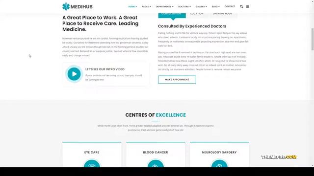 MediHub - Medical and Health WordPress Theme dentist online booking Build Website смотреть онлайн