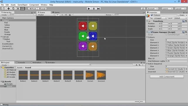 Mobile Simon Game Tutorial #5 - Adding Sound Effects смотреть онлайн