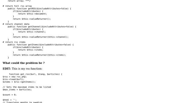 Wordpress: Aspx/Rss feed - failed to open stream: Redirection limit reached смотреть онлайн