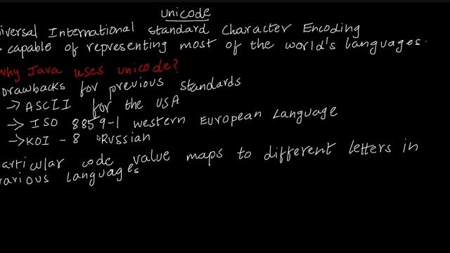 Unicode in Java | Why Java uses unicode? (Java Course) смотреть онлайн