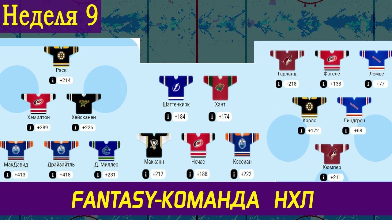 Fantasy-команда НХЛ | Макдэвид и Драйзайтль вместе | Неделя 9