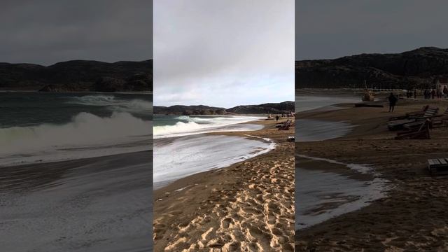 Natali-live. Териберка. Поцелуй Баренцева моря с Северным Ледовитым океаном. смотреть онлайн