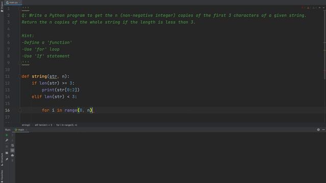 Python-Return the n copies of a given string if the length of that string is less than 3. смотреть онлайн