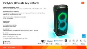 2023 JBL Partybox Ultimate 1100W Wi-Fi Dolby Atmos Speaker | Overview!??