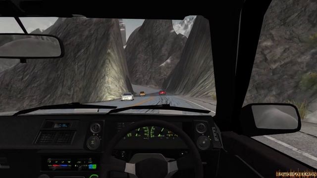BeamNG | Toyota AE86 + AI Traffic in the Swiss Alps смотреть онлайн