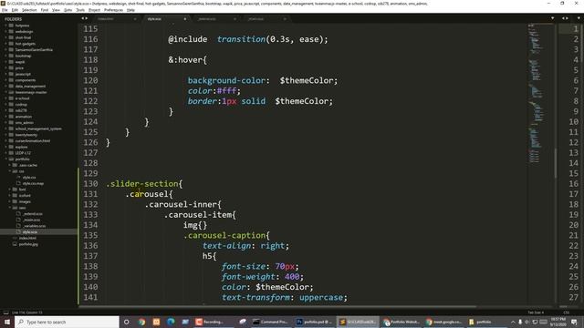PSD to Bootstrap Portfolio Project part 03 смотреть онлайн