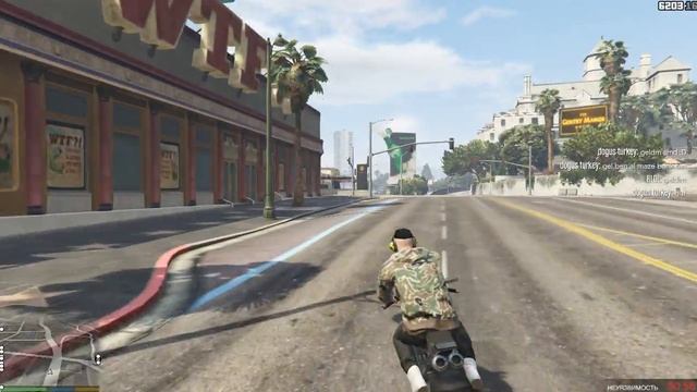 Делаем трюки на bmx и на мотоцикле в gta 5 смотреть онлайн