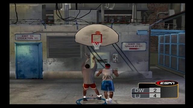 ESPN NBA 2K5 - D Wade vs LeBron 1v1 смотреть онлайн