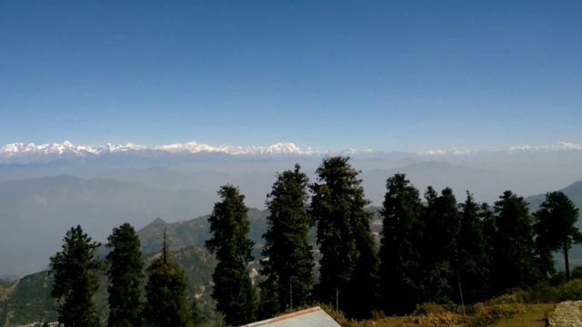 Dhanaulti || Top view of the Garhwal Himalayas! ধনাউল্টি।। best tourist spot of uttarakhand || смотреть онлайн