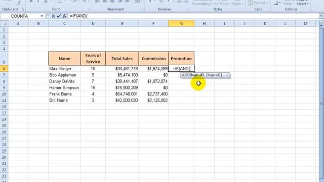 Excel 2010: IF, AND & OR Functions смотреть онлайн