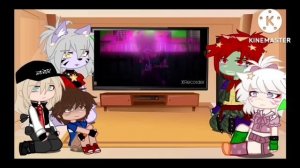 ║Security Breach reacts to Glam Mike AU║(1/2)║ ッ ° ✞ ᴅᴀʀᴋ ᴄᴏғғᴇᴇ ✞ °