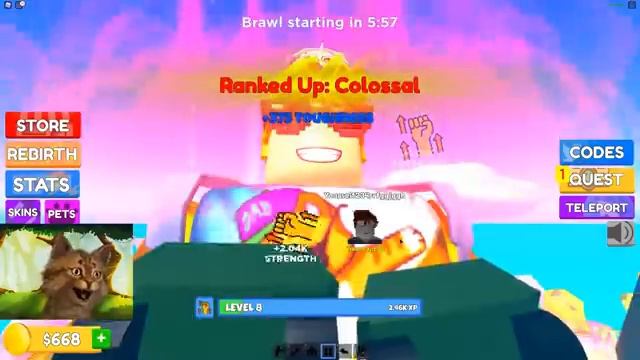 I Went to a NEW GYM And Unlocked MAX LEVEL STRENGTH | Roblox Lifting Heroes смотреть онлайн