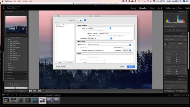 04 7 How to export an image from Lightroom CC 2018 смотреть онлайн