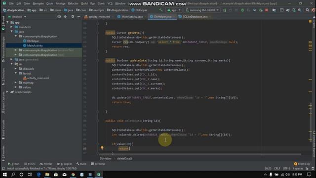 How to delete data in sqlite database in android studio смотреть онлайн