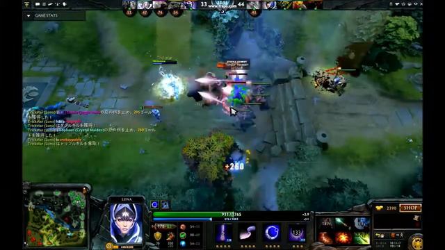 DotA 2 Luna Rampage смотреть онлайн