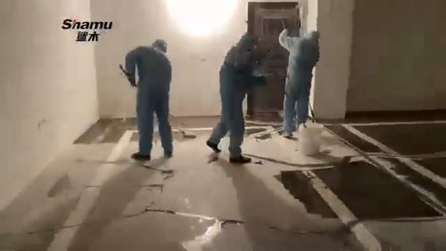 How To Spray Polyurea For Garage Floor?车库地面聚脲施工