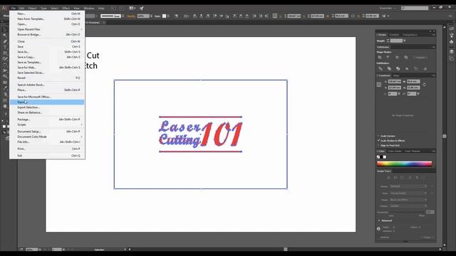 Illustrator .DXF Export Settings смотреть онлайн