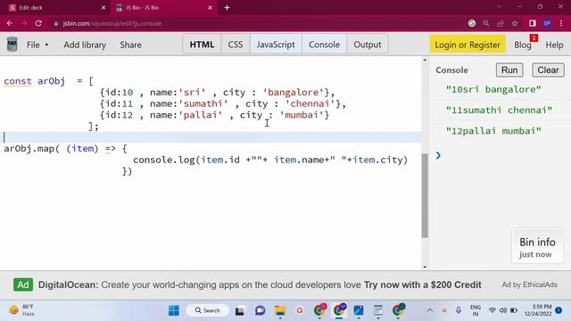 what is map and how will it works in React JS | REACT JS IN TELUGU | react js in telugu смотреть онлайн