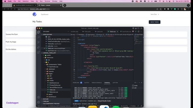 Building a Todo App using Laravel & Jetstream (InertiaJS) смотреть онлайн