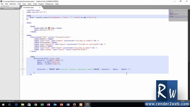CRUD con PHP y MYSQL - Parte 1 смотреть онлайн