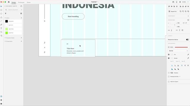 Adobe XD Travel Website Design - Tutorial смотреть онлайн