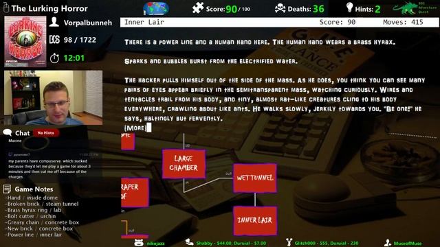 The Lurking Horror game ending - Adventure Quest #98 смотреть онлайн