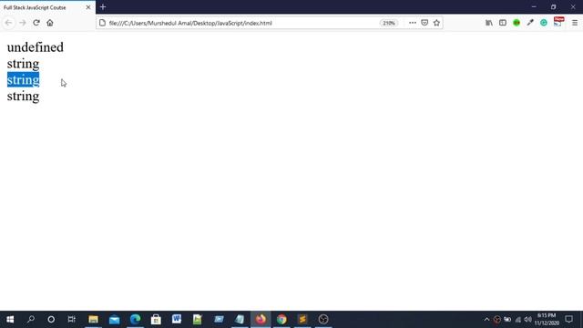 Fullstack JavaScript Tutorial in Bangla 2020 Part 10 JavaScript Typeof Operator смотреть онлайн