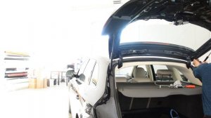 Audi Q5 Tailgate Spoiler removal