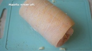 РУЛЕТ ИЗ САЛА СО ШКУРКОЙ