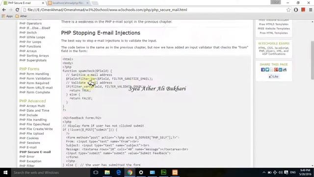 Mail Function Explanation with example | Web Development in php смотреть онлайн