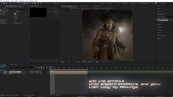 Glow WaterMark Tutorial (After effects)
