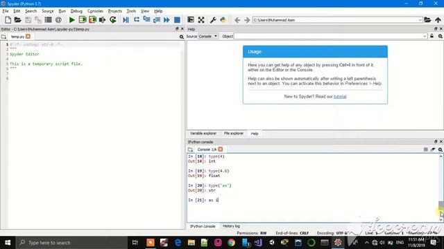 Check Data types in python смотреть онлайн
