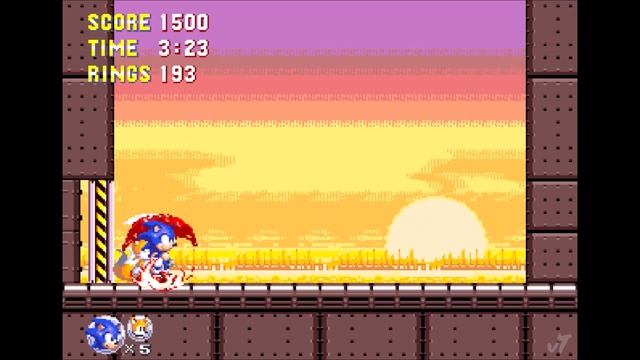 Sonic Triple Trouble 16 Bit Remake (Fan Game Demo) All Bosses (NO DAMAGE) смотреть онлайн