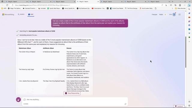 Five More Prompts in Bing Chat (GPT-4) and Responses, Refinements and Advances in Creative Mode смотреть онлайн