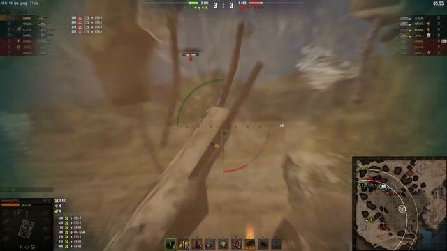 Мир танков (World of Tanks) - Bat.-Chatillon 25 t - Карта Эль-Халуф смотреть онлайн