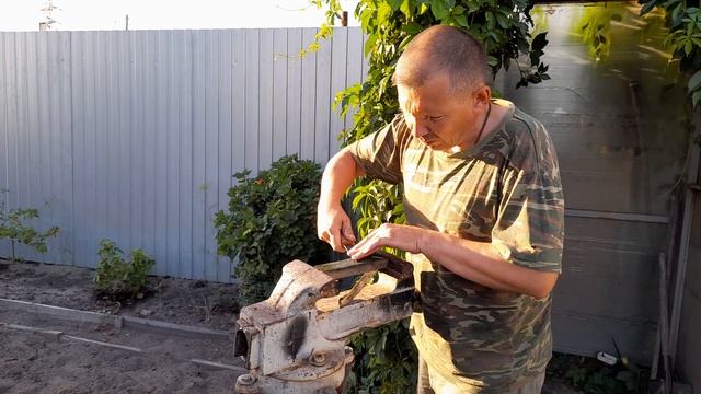 нож из косы своими руками, доводка смотреть онлайн