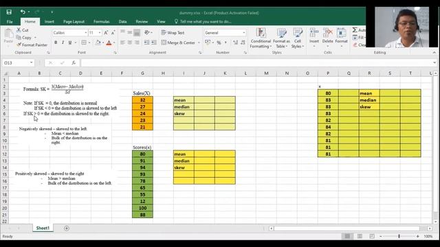 Testing the Normality (Skewness) of a Distribution Through MS Excel смотреть онлайн