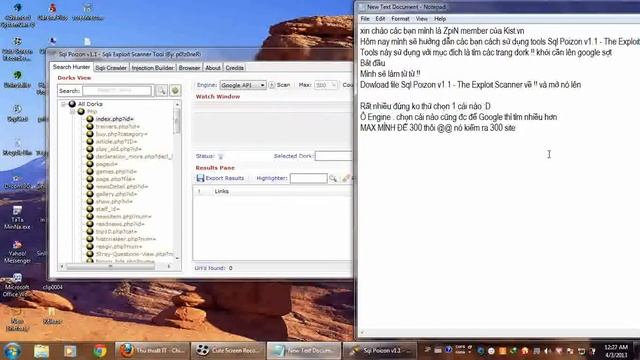 TUT Sql Poizon v1.1 - The Exploit Scanner KIST.VN смотреть онлайн