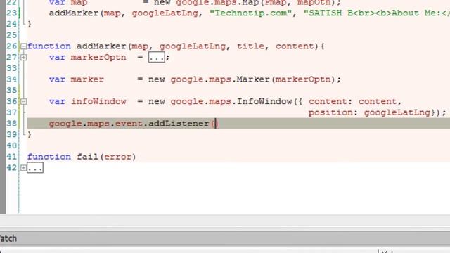 Add Popup message To Google Map Pin/Marker Click Event: HTML5 смотреть онлайн