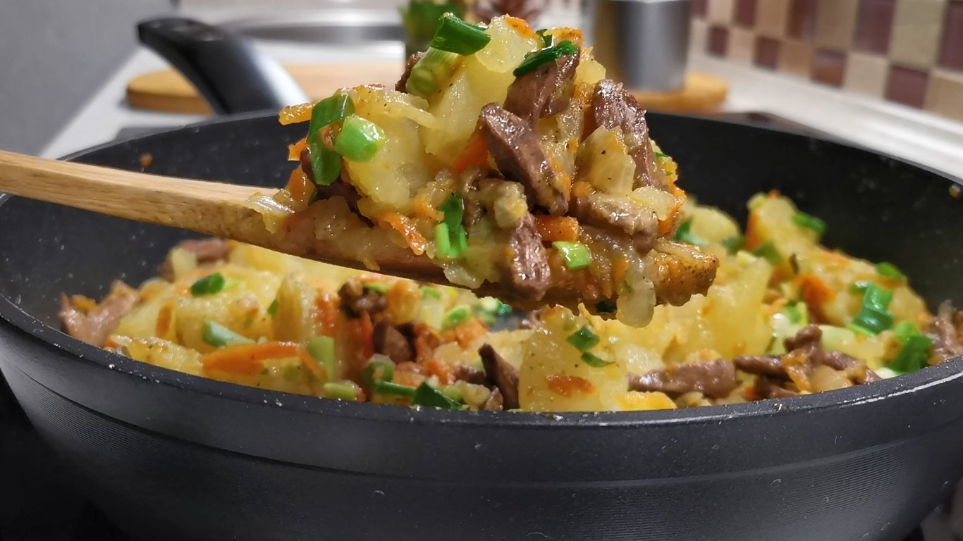 СКОВОРОДА уходит ЗА РАЗ, уж очень ВКУСНО! Готовлю на УЖИН и всем советую! (куриные сердечки) смотреть онлайн