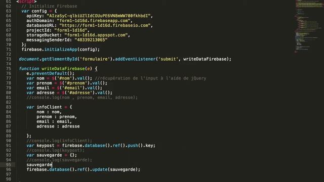 Firebase Ecriture d'un Json avec update смотреть онлайн