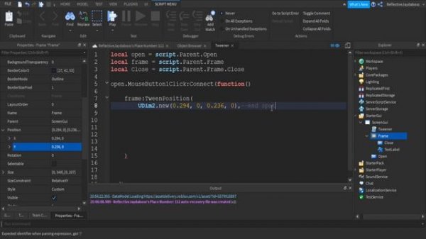 How to tween UI in ROBLOX STUDIO (Position)!!!